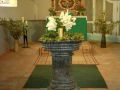 Kirche Quenstedt Taufstein