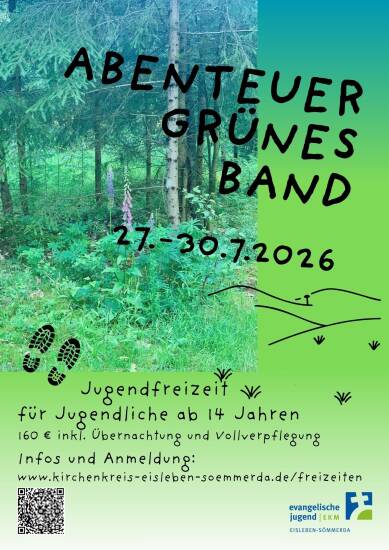 Jugendfreizeit Abenteuer Grünes Band 2026