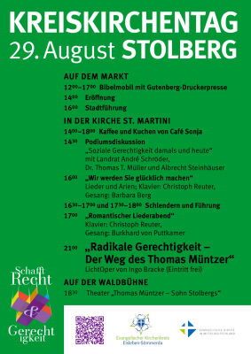 Kreiskirchentag - Freitag - Stolberg - Programm