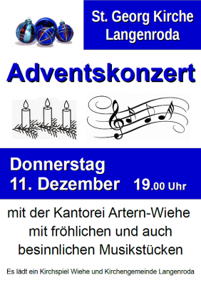 Konzert Langenroda 11.12.2025