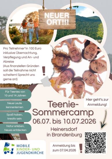 Flyer Teeniecamp 2026 MoKiJuKi