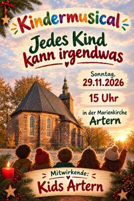 Kindermusical Artern 29.11.2026